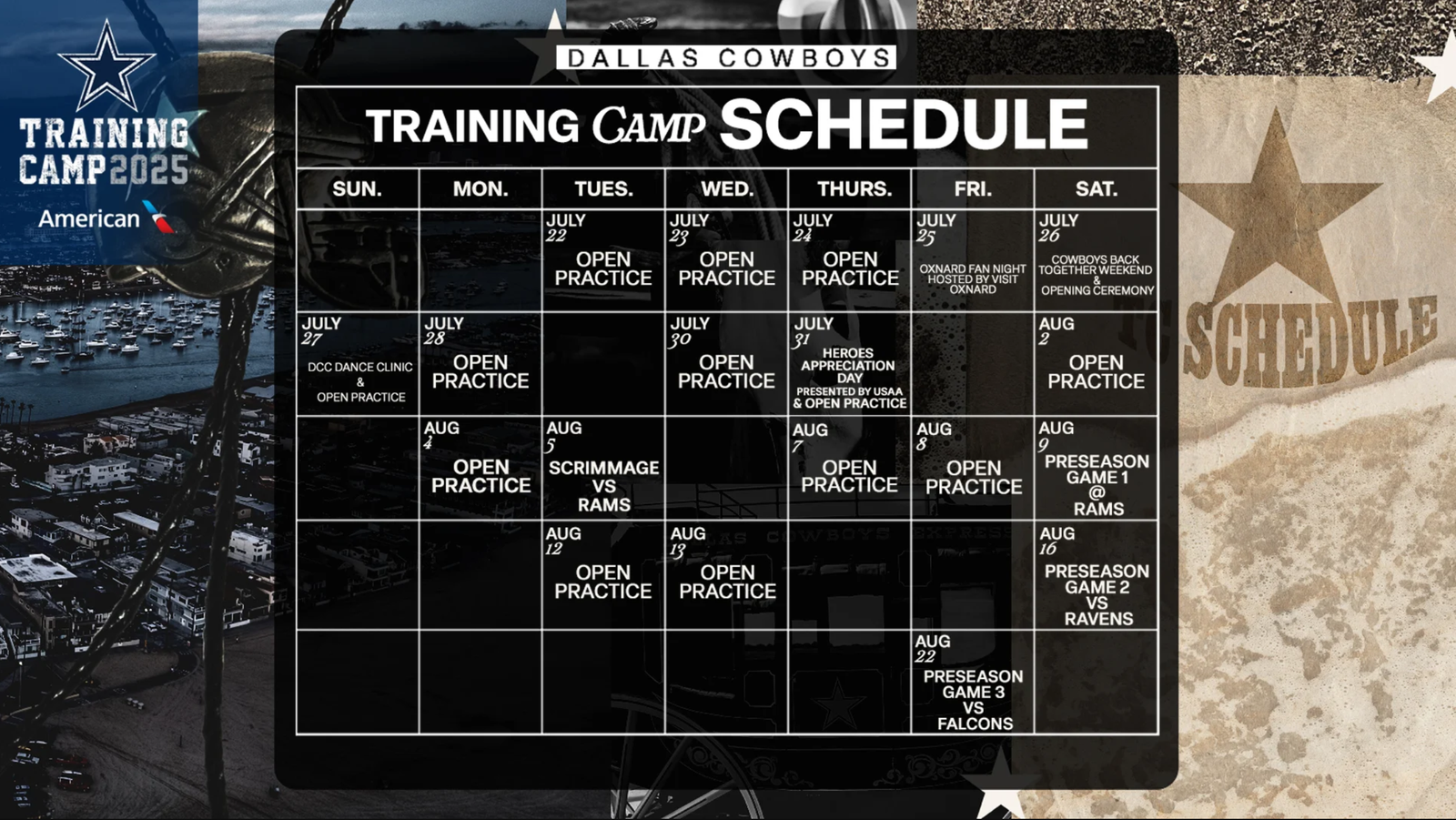 JUST IN: The Road to Glory: Inside the Dallas Cowboys Training Camp.